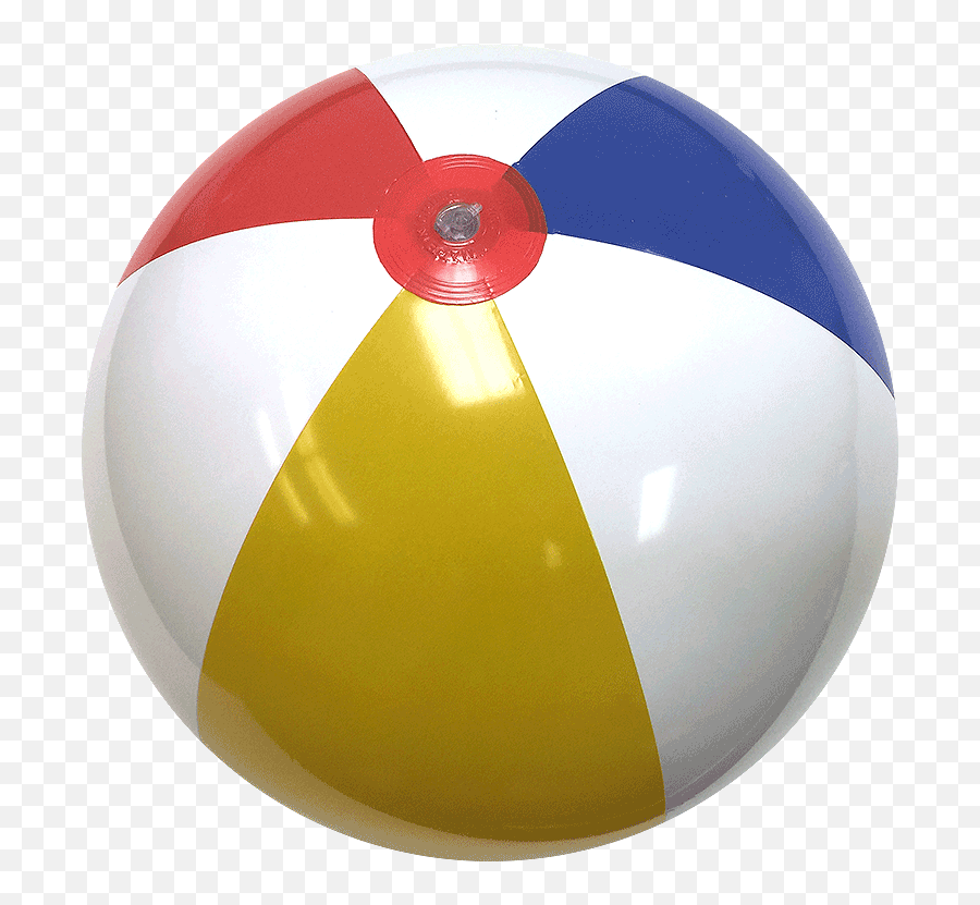24 - Inch Traditional Red Dot Beach Balls Traditional Beach Sports Toy Emoji,Red Dot Png