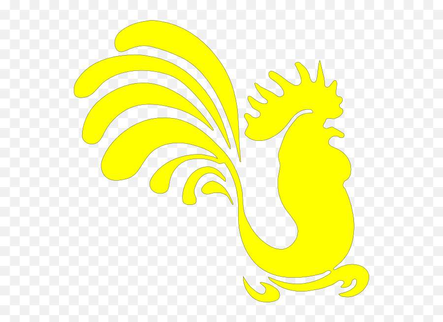 Yellow Rooster Logo Png Image With No - Poster Utm Chiness New Year Emoji,Rooster Logo
