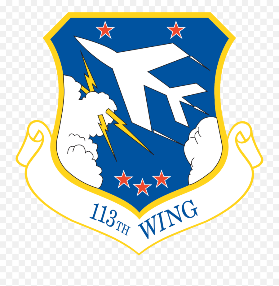 File113th Wing District Of Columbia Air National Guardpng - 433rd Airlift Wing Emoji,Columbia Pictures Logo History