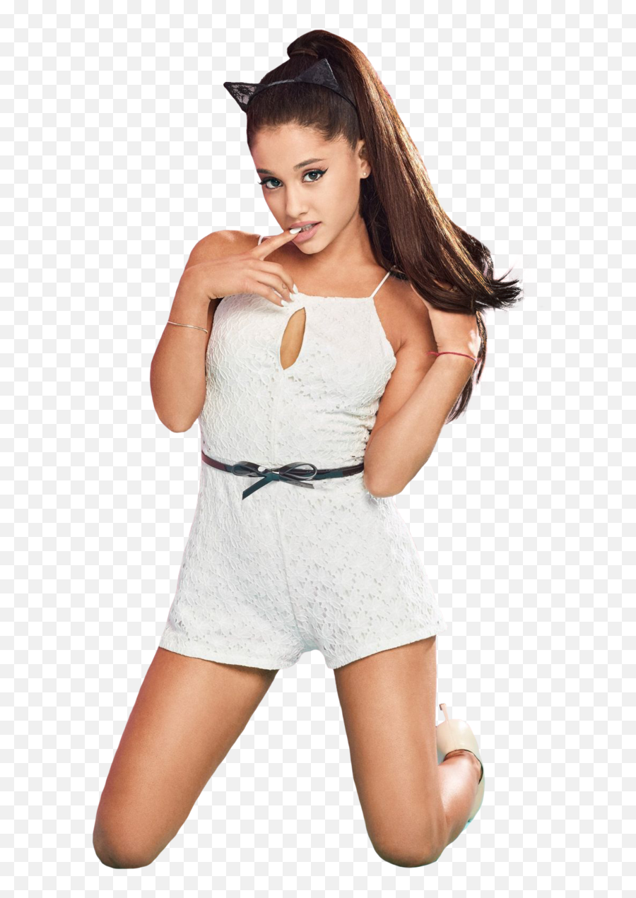 Download Ariana Grande File Hq Png - Ariana Grande Outfit White Emoji,Ariana Grande Png