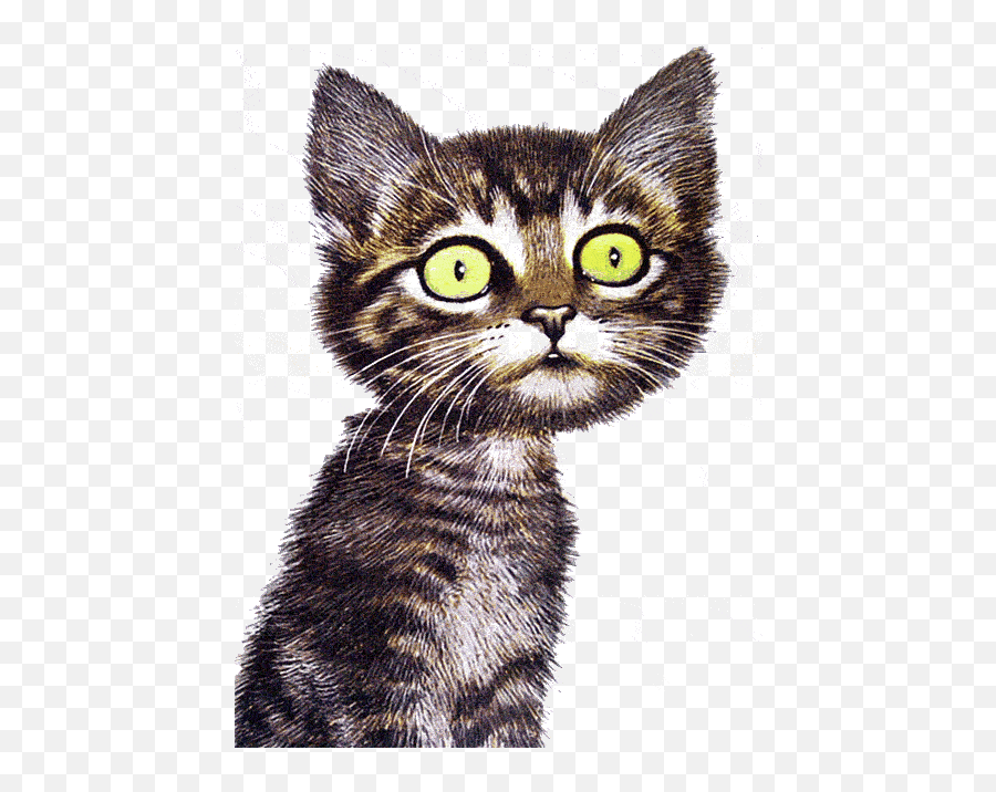 Domestic Short - Haired Cat Clip Art Library Domestic Cat Emoji,Cute Cat Clipart