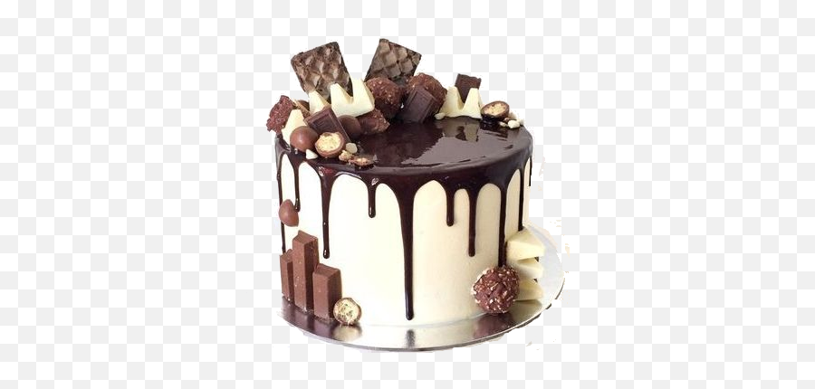 Chocolate Drip Cake Drip Cakes - Chocolate Bar Explosion Cake Emoji,Chocolate Cake Png