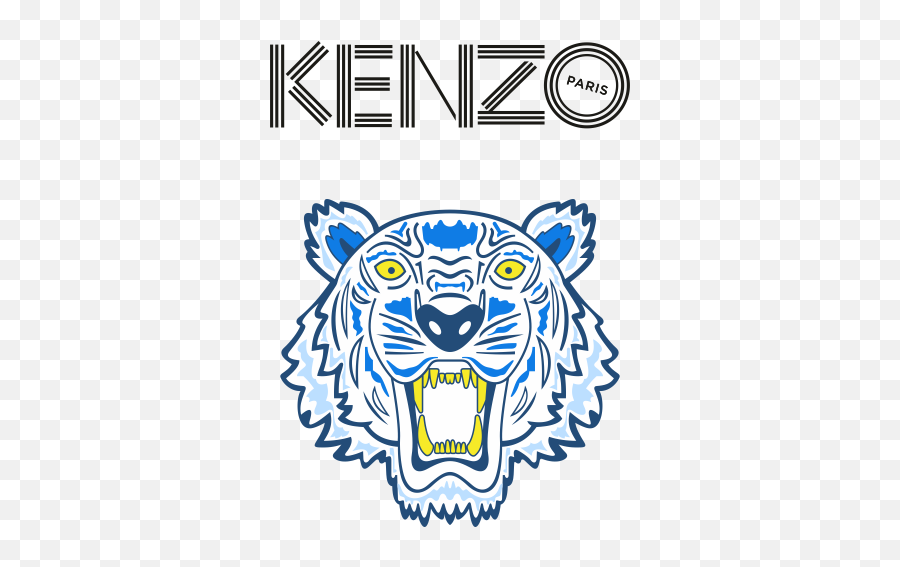 Kenzo Paris Lion Head Svg - Kenzo Tiger Logo Vector Emoji,Kenzo Logo