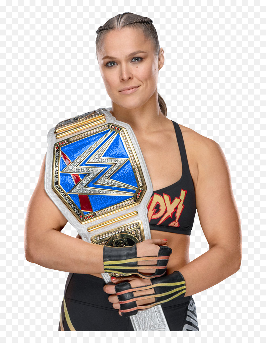 Ronda Rousey Sd Womens Champion - Ronda Rousey Wwe Champion Emoji,Ronda Rousey Png