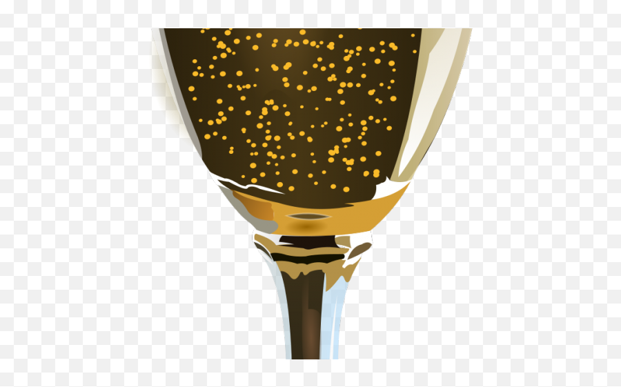 Champagne Glass Png - Wine Glass Gold Clipart 1159248 Gold Wine Glass Clipart Emoji,Champagne Glass Png