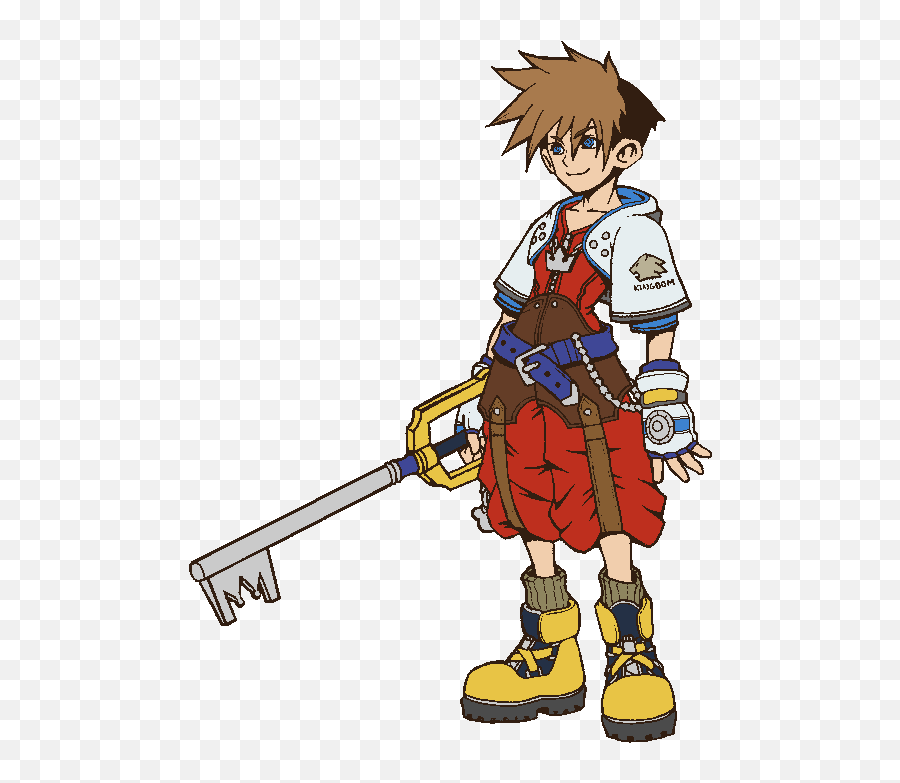 Kingdom Hearts Sora Concept Art - Sora Kingdom Hearts Art Emoji,Sora Transparent