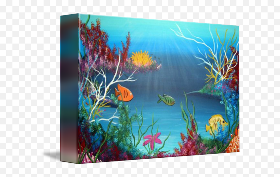 Undersea Color Explosion By Barbie Baughman - Under Sea For Painting Emoji,Color Explosion Png