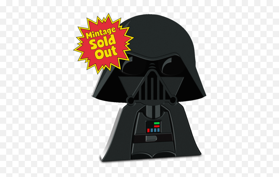 Sold Out Chibi Coin Collection Star Wars Series U2013 Darth Vader 1oz Silver Coin Emoji,Darth Vader Transparent