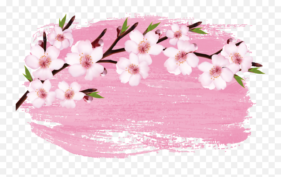 Cherry Blossom Branch - Cherry Blossoms Flower Png Full Emoji,Cherry Blossom Branch Png