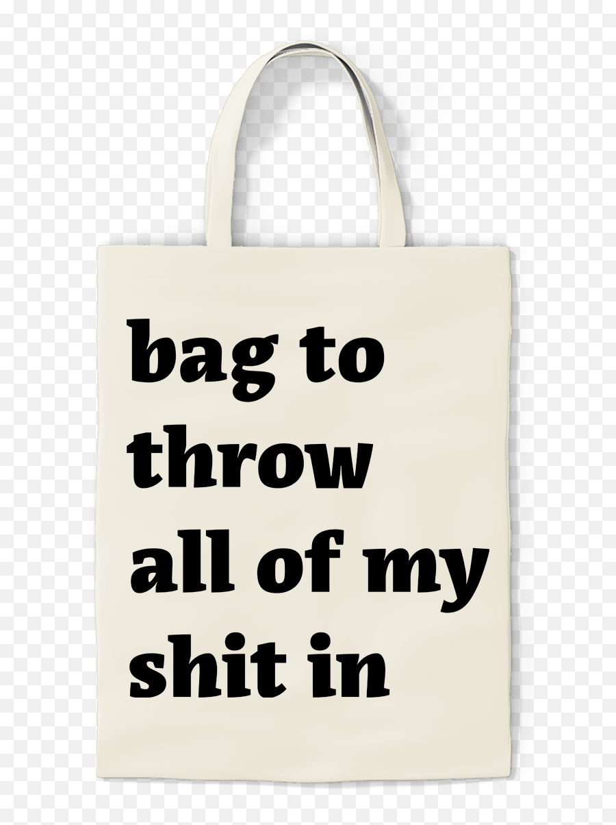 Bag For My Shit Tote Emoji,Shit Transparent