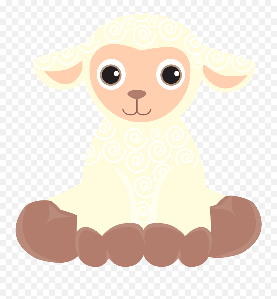 Cute Lamb Clipart Free Download Transparent Png Creazilla - Desenho De Ovelha Filhote Emoji,Lamb Clipart