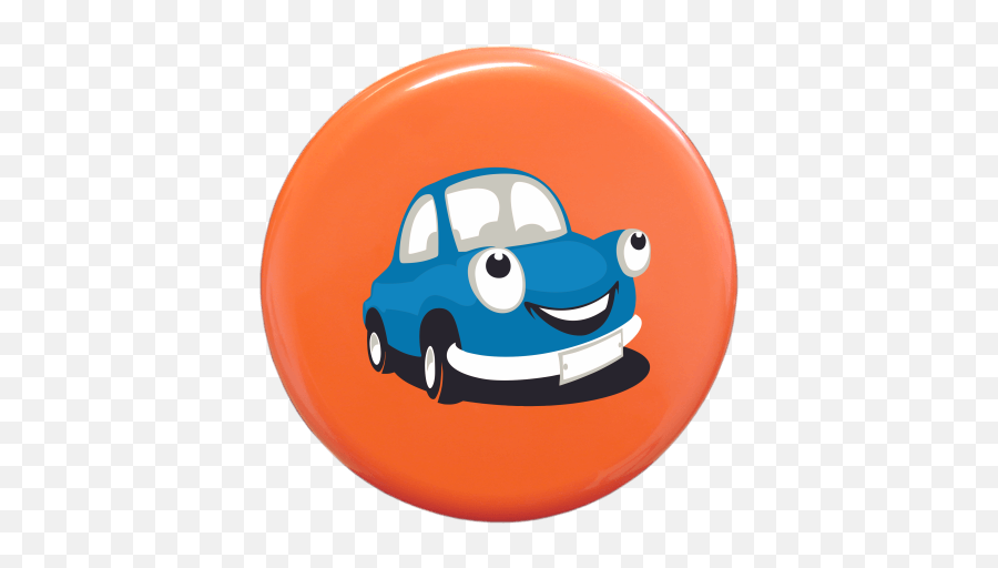 Little Car Frisbee Smooth Fly With Logo Printing Kreativator Emoji,Smooth Clipart