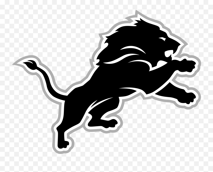 Detroit Lions Logo Png Transparent - Detroit Lions Png Emoji,Lion Logo
