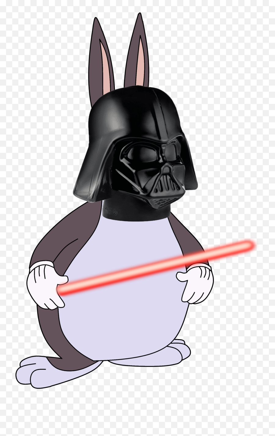 Darth Chungus - Big Chungus Meme Transparent Emoji,Big Chungus Png