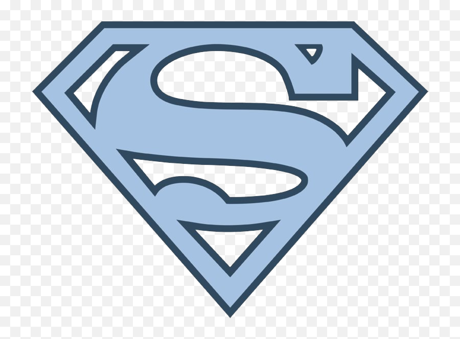 Superman Logo Transparent Background - Transparent Superman Logo Blue Emoji,Superman Logo Png