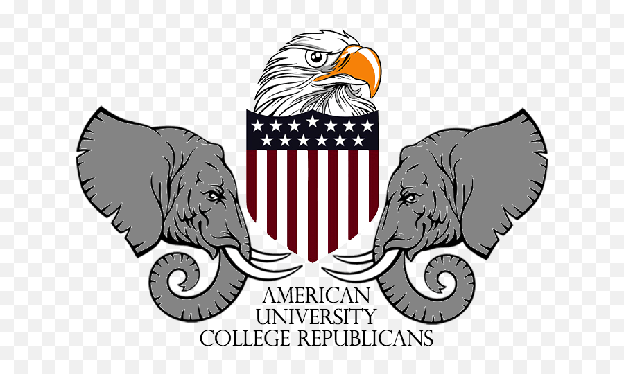 Au College Republicans Endorses All - American Emoji,Republican Elephant Logo