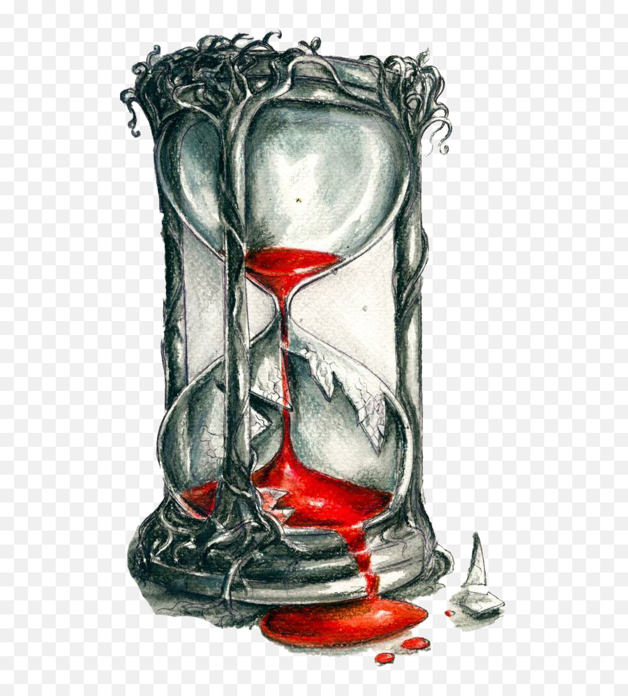 Broken Hourglass Png Clipart - Hourglass Emoji,Hourglass Clipart