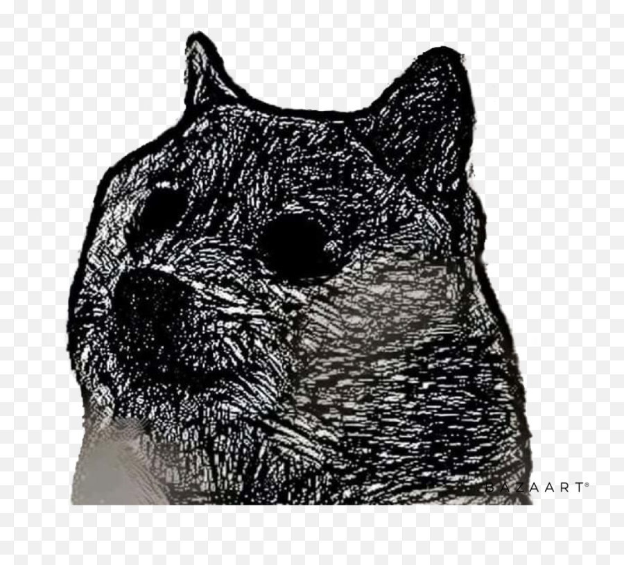 Png Of Withered Doge - Album On Imgur Sketch Emoji,Doge Transparent