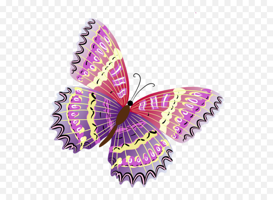 Papillon Clipart Purple Butterfly - Butterfly Vector Free Free Purple Butterflies Vector Emoji,Free Butterfly Clipart