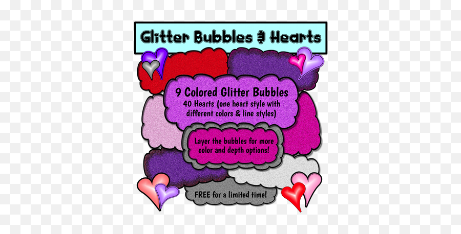 Some Free V - Day Bubbles And Heart Clipart Free Valentine Language Emoji,V Clipart