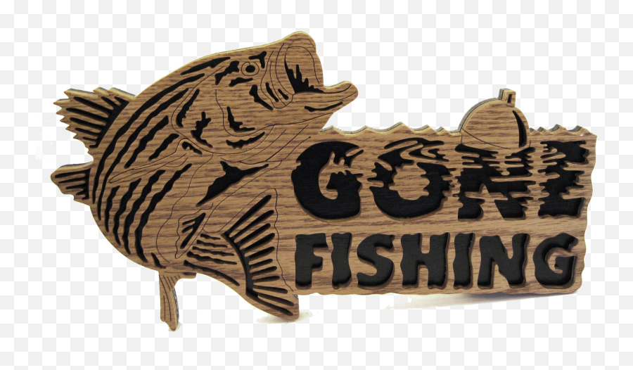 1500 X 815 3 - Gone Bass Fishing Sign Hd Png Download Fish Emoji,Bass Fishing Clipart