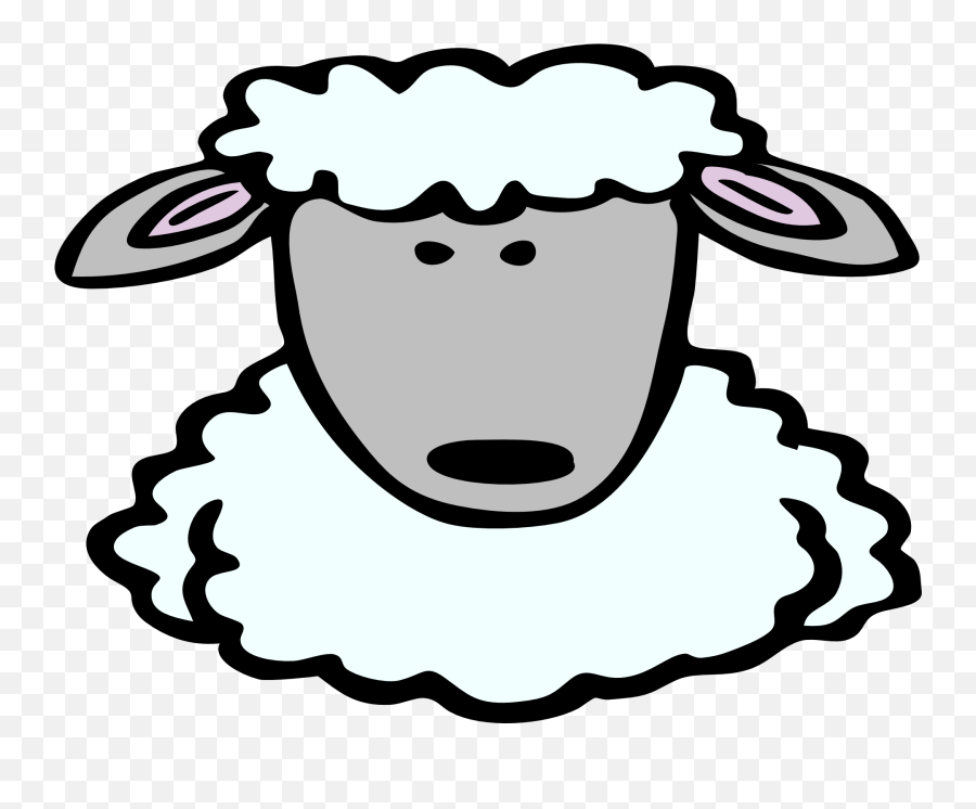 Sheep Face Clipart - Sheep Head Clipart Emoji,Face Clipart
