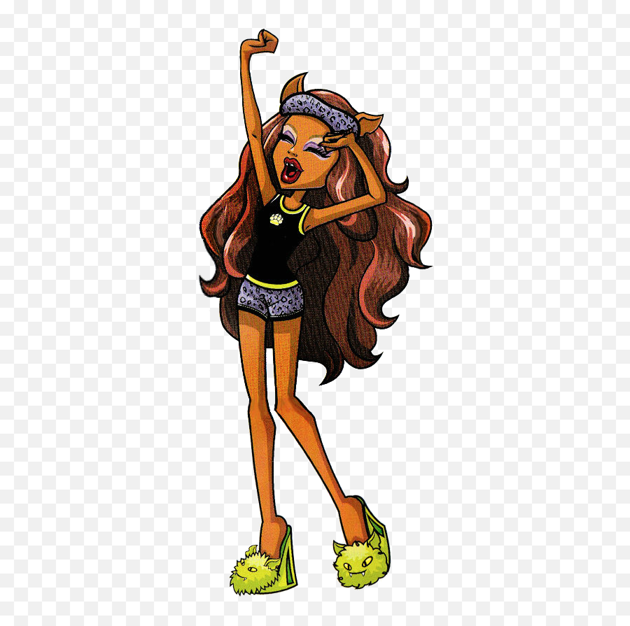 Download Tired - Monster High Dead Tired Clawdeen Wolf T Emoji,Tired Png