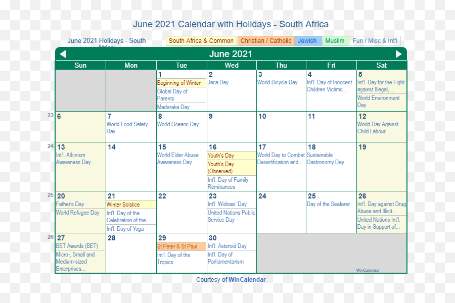 Print Friendly June 2021 South Africa Calendar For Printing Emoji,South Africa Png