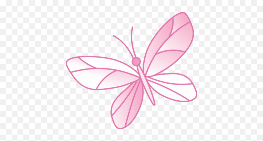Pink Butterfly Sticker Emoji,Pink Butterfly Png