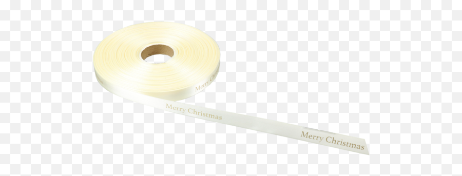 Lovly Ribbon 15mm 100m Merry Christmas Creamgold Emoji,Merry Christmas Gold Png