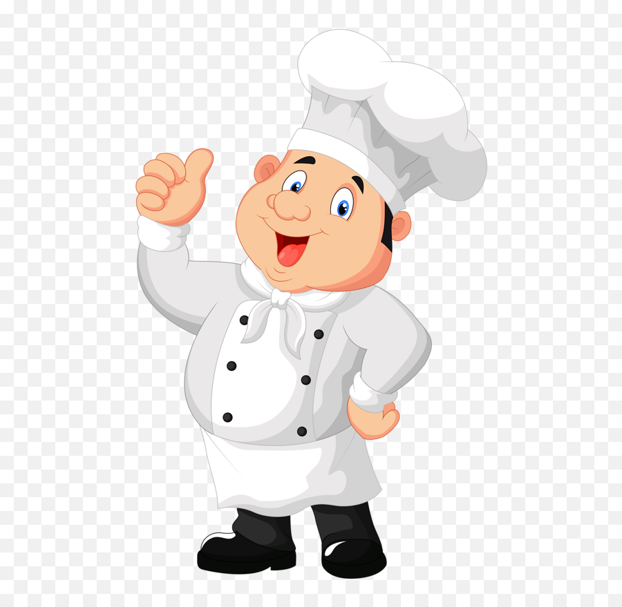 Chef Png Image Background - Fat Chef Cartoon Emoji,Chef Png