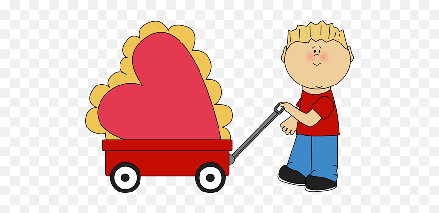 Wagon Clipart - Clip Art Valentine Images For Boys Emoji,Wagon Clipart