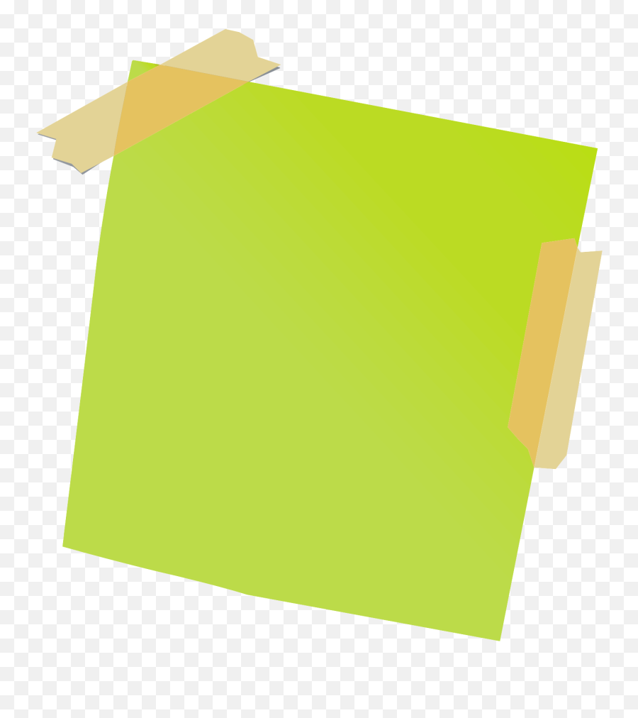 Note Transparent Png Sticky Note - Clipart Transparent Note Png Emoji,Notes Clipart