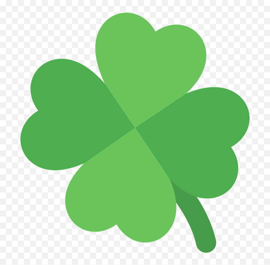 Four - Leaf Clover Clipart Free Download Transparent Png Clover Emoji,Four Leaf Clover Clipart