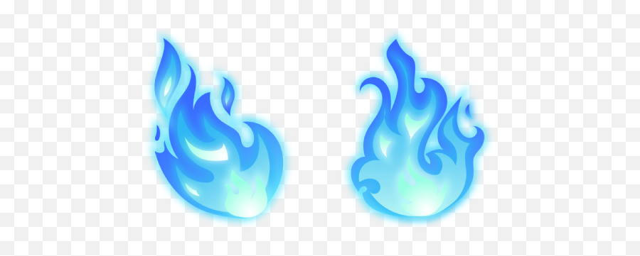Blue Fire Cursor - Blue Fire Cursor Emoji,Blue Fire Png