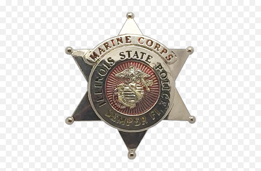 Illinois State Police Star Lapel Pin Us Marine Corps Emoji,Us Marine Corps Logo