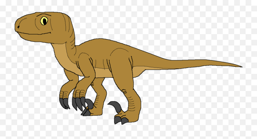 Cartoon Of Velociraptor Dinosaur - Velociraptor Dinosaur Clipart Emoji,Velociraptor Png