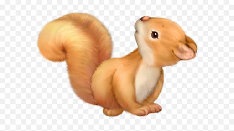 Cute Squirrel Free Clipart - Free Clipart Cute Squirrel Emoji,Squirrel Clipart