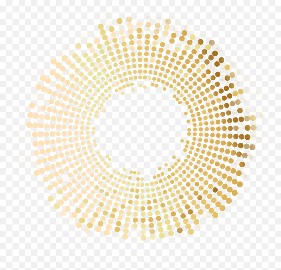 Painted Golden Circle Vector Halftone - Vector Gold Circle Png Transparent Emoji,Gold Circle Png