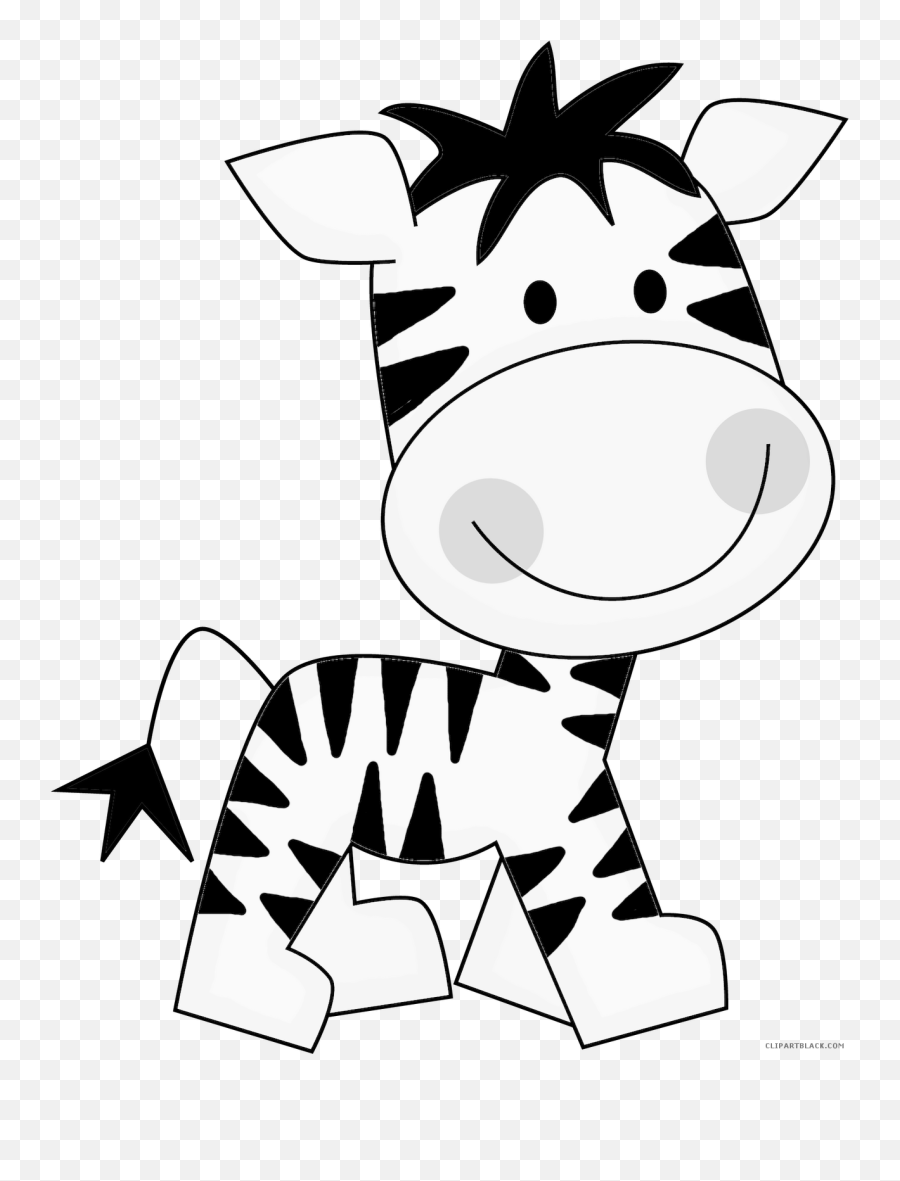 Download Clipart Zebra Free Baby - Zebra Clipart Emoji,Zebra Clipart