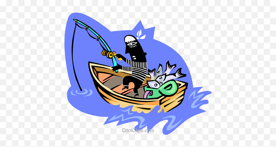 Fisherman Royalty Free Vector Clip Art Illustration - Boating Emoji,Fisherman Clipart
