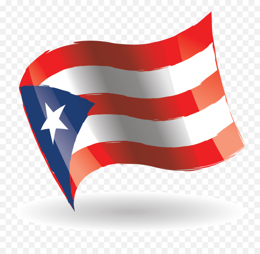 Puerto Rico Flag Waving - Transparent Puerto Rico Flag Clipart Emoji,Puerto Rico Clipart