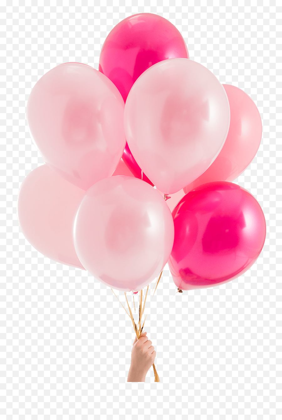 Colorful Party Balloons Png Image - Birthday Pink Balloon Png Emoji,Pink Balloons Png