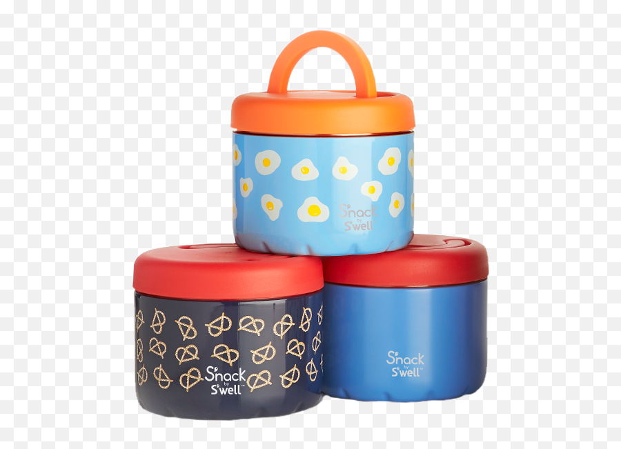 Reusable Insulated Stainless Steel Food Containers Su0027well - Snack By Swell Emoji,S&w Logo