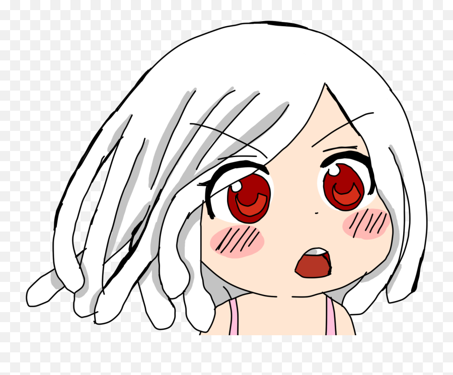 I Redrew Discord Anime Emotes To Be - Png Emotes Discord Anime Emoji,Ahegao Face Transparent Background