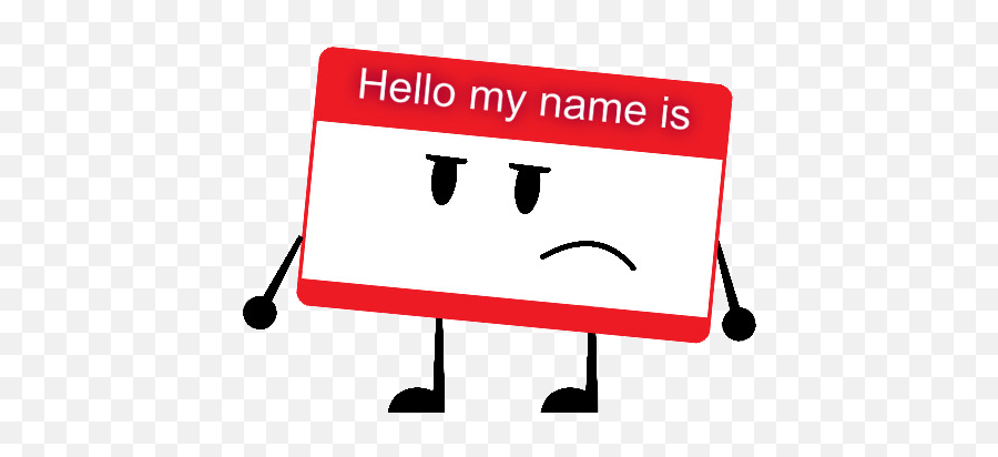 Name Tag - Portable Network Graphics Transparent Png Free Printable Employee Name Tags Emoji,Name Tag Png