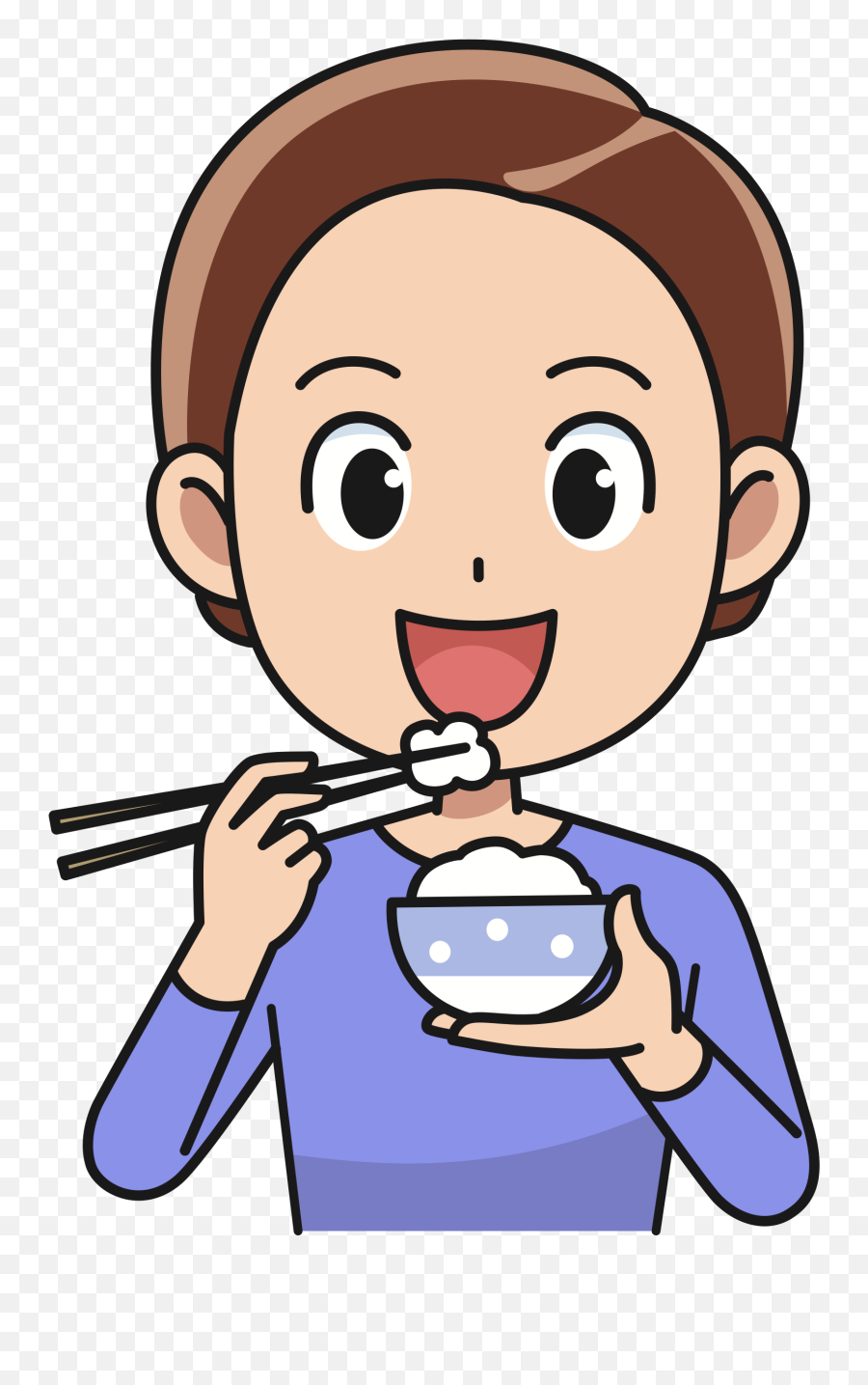 Eating Clipart Cartoon Eating Cartoon - Eating Png Emoji,Eating Clipart