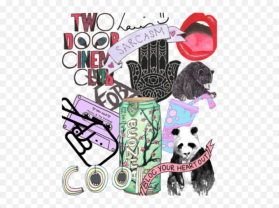 Collage Tumblr - Buscar Con Google Tumblr Png Collage Emoji,Tumblr Collage Png