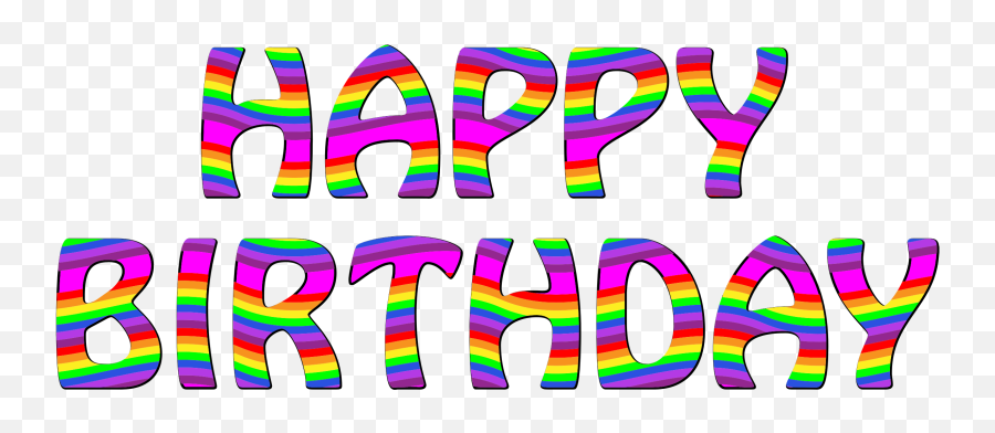 Funny Happy Birthday Clipart Image - Happy Birthday In Vertical Emoji,Happy Birthday Clipart