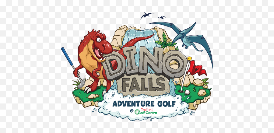 Dino Falls Adventure Golf Traffordcity Manchester Emoji,Dino Logo